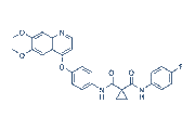 Cabozantinib (XL184) chemical structure