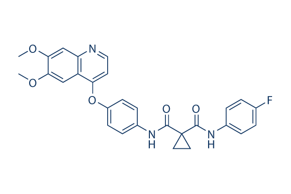 Cabozantinib (XL184) chemical structure
