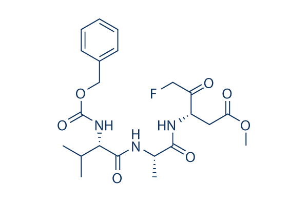 Z-VAD-FMK chemical structure