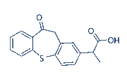 Zaltoprofen chemical structure