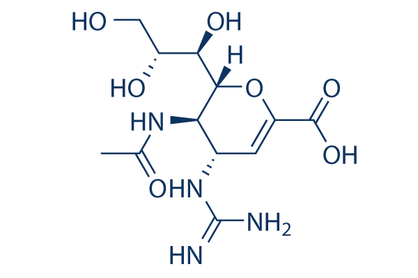 Zanamivir chemical structure