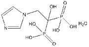 Zoledronic acid monohydrate