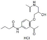 Acebutolol HCl chemical structure