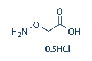AOA (Aminooxyacetic acid) hemihydrochloride chemical structure