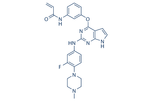 Avitinib (Abivertinib) chemical structure