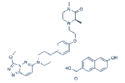 AZD5153 6-hydroxy-2-naphthoic acid chemical structure