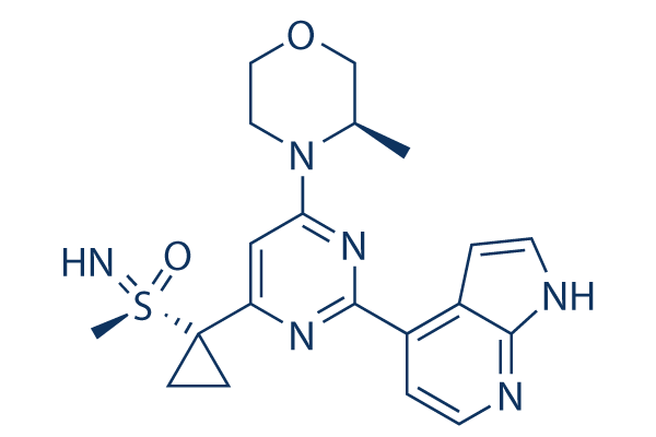 Ceralasertib (AZD6738) chemical structure