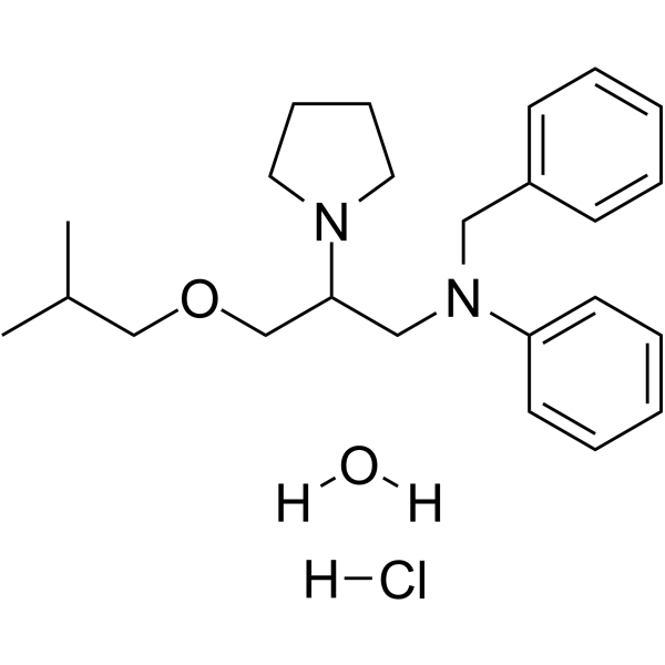 Bepridil hydrochloride hydrate