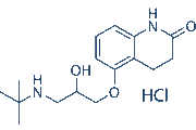 Carteolol HCl chemical structure