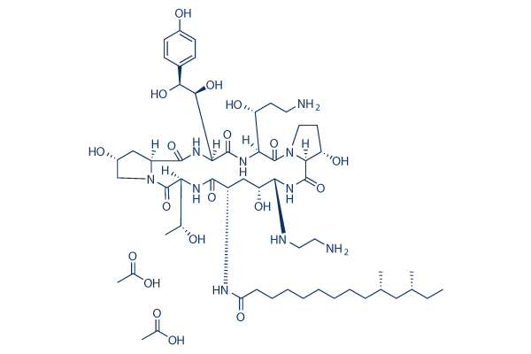 Caspofungin (MK-0991) Acetate chemical structure
