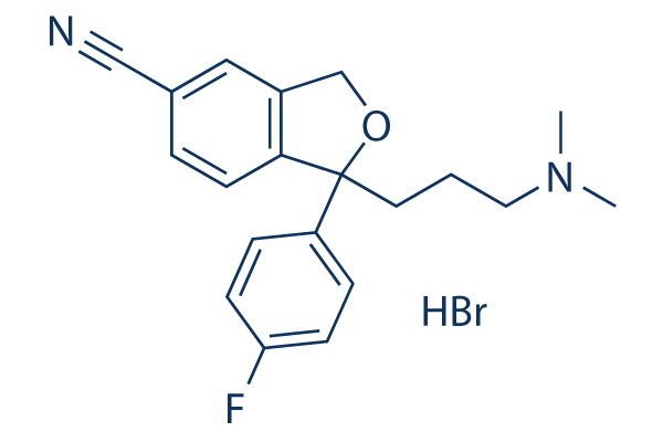 Citalopram HBr chemical structure