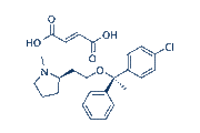 Clemastine fumarate chemical structure