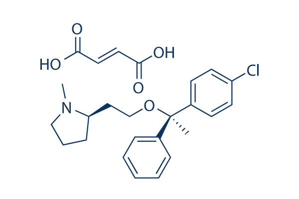 Clemastine fumarate chemical structure