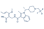 Lirametostat (CPI-1205) chemical structure
