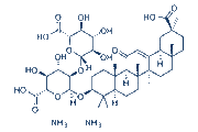 Diammonium Glycyrrhizinate chemical structure