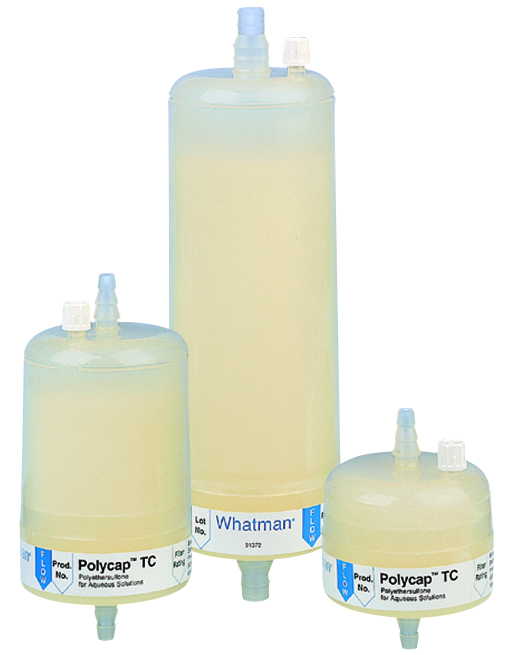 Whatman Polycap TC capsule - 75 mm - Filling bell