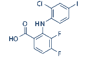 Zapnometinib (PD0184264) chemical structure
