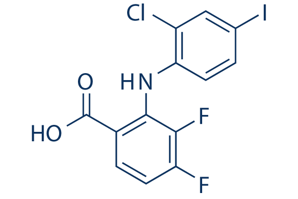 Zapnometinib (PD0184264) chemical structure