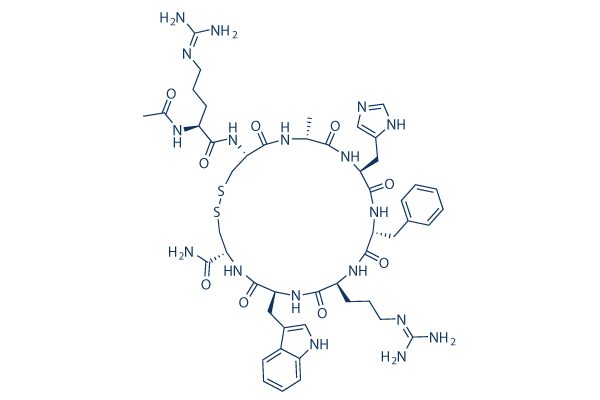 Setmelanotide (RM-493) chemical structure
