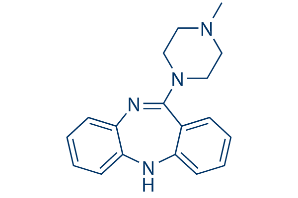 Deschloroclozapine chemical structure