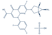 Trovafloxacin Mesylate chemical structure
