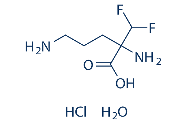 Eflornithine (DFMO) hydrochloride hydrate chemical structure
