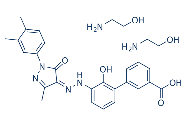 Eltrombopag Olamine chemical structure