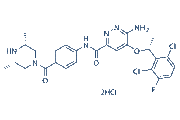 Ensartinib dihydrochloride chemical structure