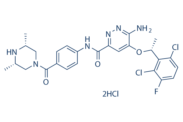Ensartinib dihydrochloride chemical structure