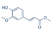 Ferulic acid methyl ester chemical structure