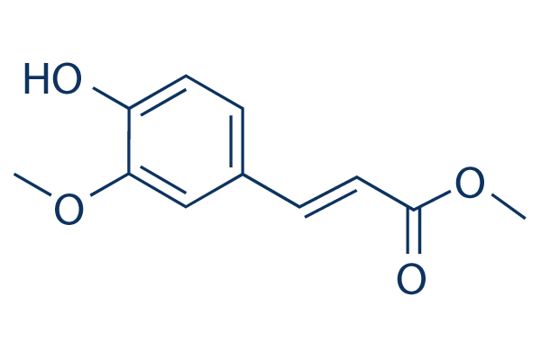 Ferulic acid methyl ester chemical structure