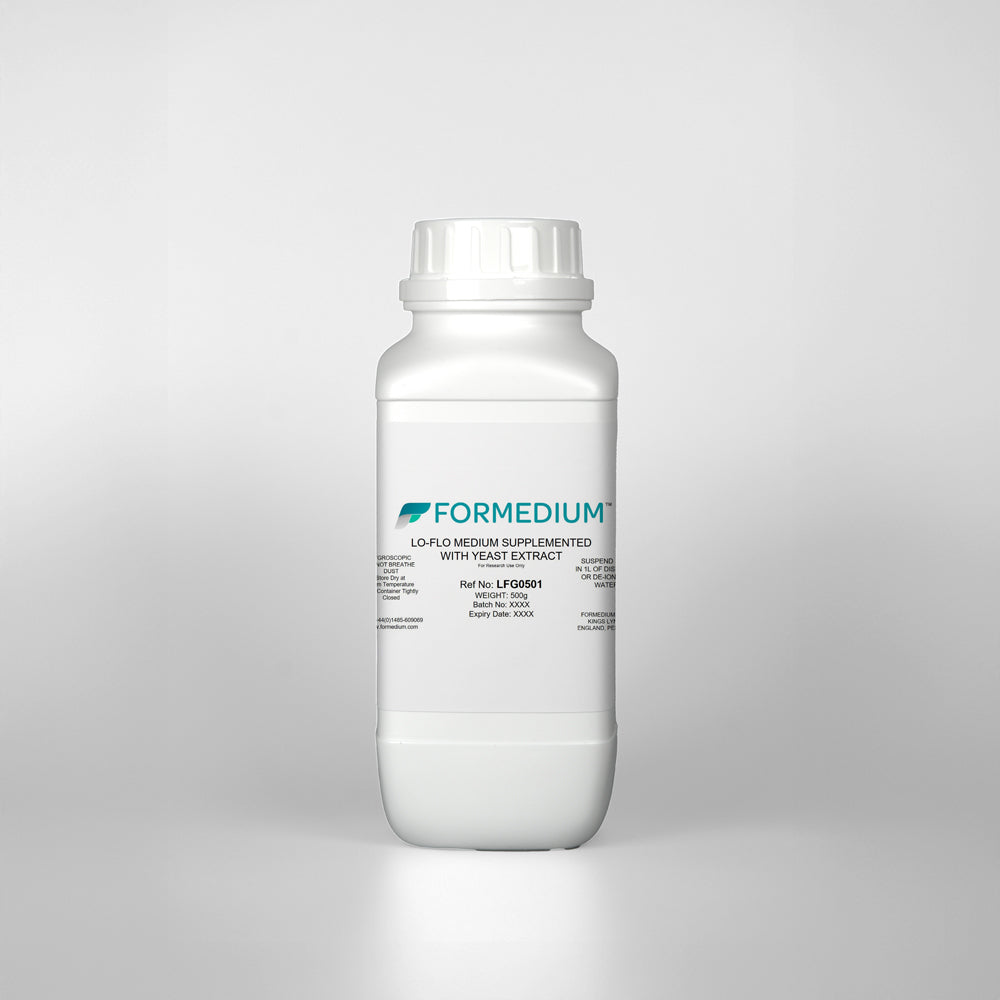 LoFlo Medium supplemented with Yeast extract