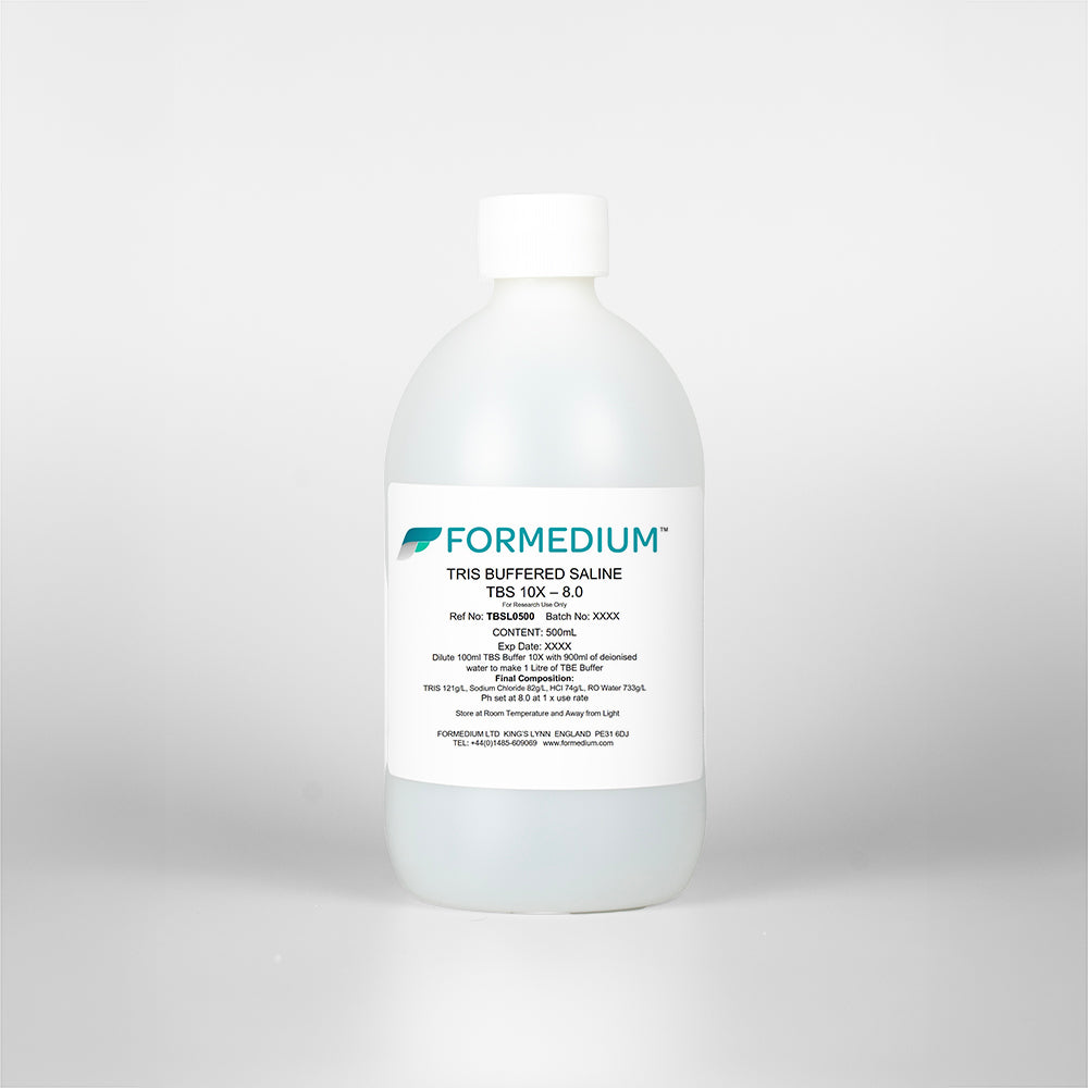 TBS Buffered Saline 10X, pH 8