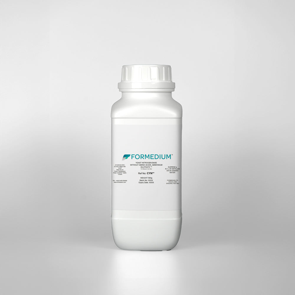 Yeast Nitrogen base without Amino acids, without Ammonium sulphate and without Calcium