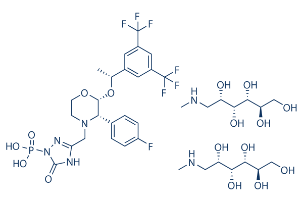 Fosaprepitant dimeglumine salt chemical structure