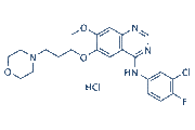 Gefitinib hydrochloride chemical structure