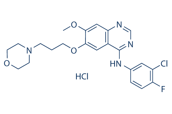 Gefitinib hydrochloride chemical structure