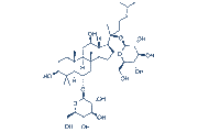 Ginsenoside Rg1 chemical structure