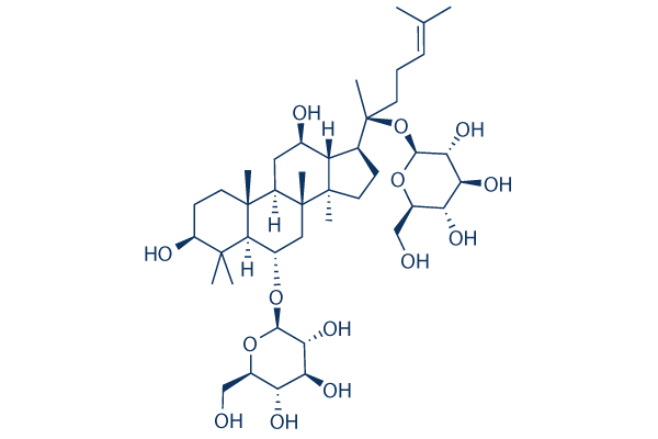 Ginsenoside Rg1 chemical structure
