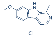 Harmine hydrochloride chemical structure