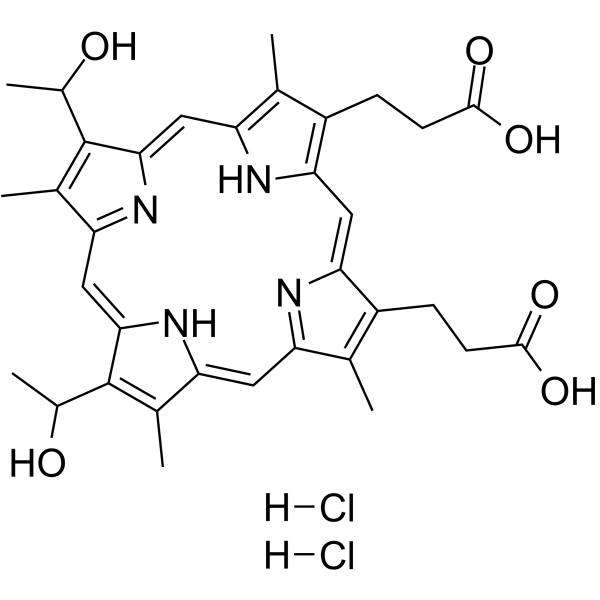 Hematoporphyrin dihydrochloride