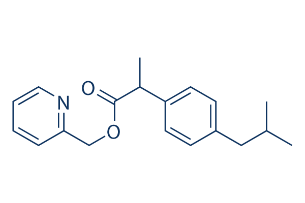 Ibuprofen piconol chemical structure