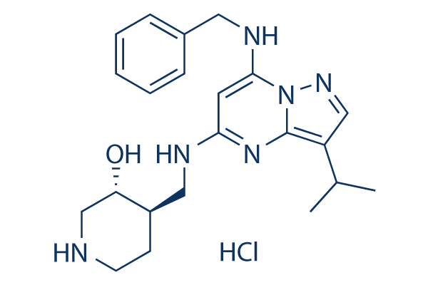 Samuraciclib (ICEC0942) hydrochloride chemical structure