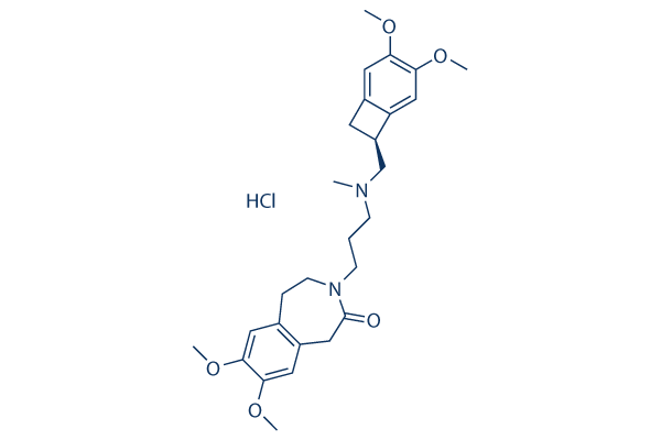 Ivabradine HCl chemical structure
