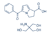 Ketorolac tromethamine salt chemical structure