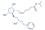 Latanoprost chemical structure