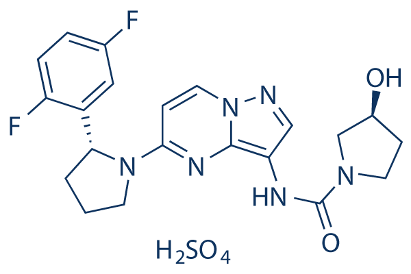 Larotrectinib sulfate chemical structure