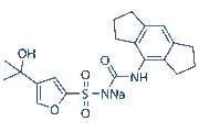 MCC950 Sodium chemical structure
