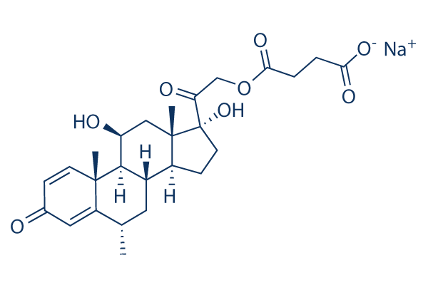 Methylprednisolone sodium succinate chemical structure
