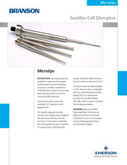 Branson SFX150 Four-Tip Microtip Assembly 4 x 1/8 in